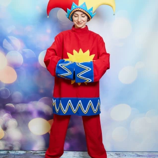 Скоморох русско-народный костюм