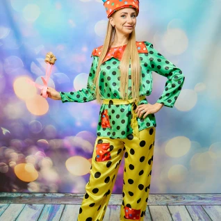 Скоморох русско-народный костюм