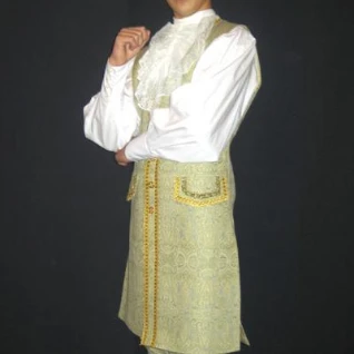 Мужской исторический костюм для официантов, музыкантов