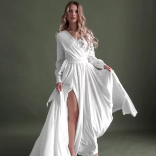 Платье вечернее Аполинария White