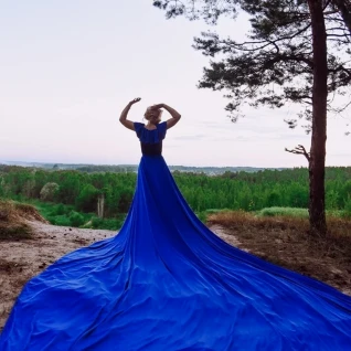 Платье вечернее Алина Blue
