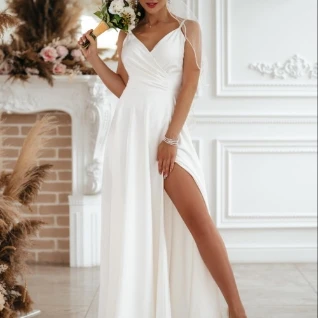 Платье свадебное Лонг White