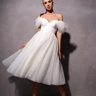 Платье свадебное Зайц белое