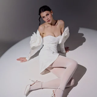 Рукава Роза Белые