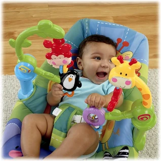 ШЕЗЛОНГ "РАСТИ И ПОЗНАВАЙ", FISHER-PRICE