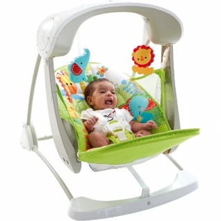 ЭЛЕКТРОКАЧЕЛИ "ДРУЗЬЯ ИЗ ТРОПИЧЕСКОГО ЛЕСА", FISHER-PRICE