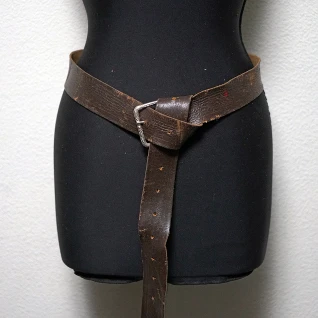 Состаренный коричневый пояс