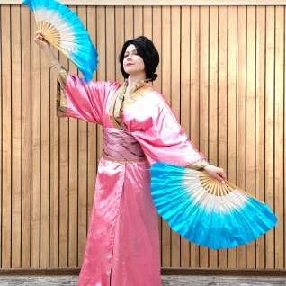 Костюм японка кимано розовое