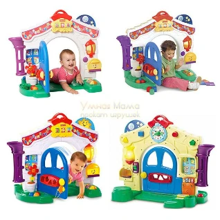 РАЗВИВАЮЩИЙ ДОМИК "СМЕЙСЯ И УЧИСЬ", FISHER PRICE