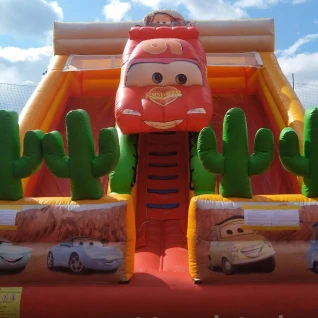 Надувной батут Тачки 