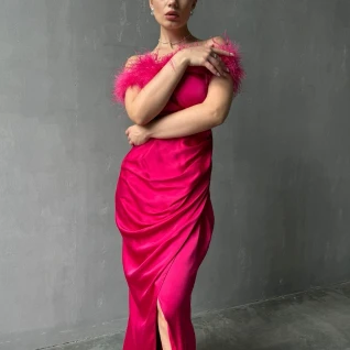 Платье вечернее Лусине Lux Фуксия