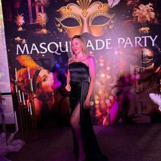 Платье вечернее Перил чёрное