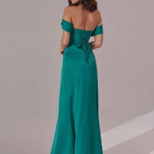 Платье вечернее Эдита изумруд