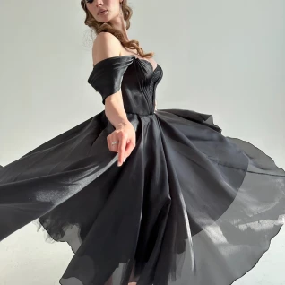 Платье вечернее Рокси чёрное