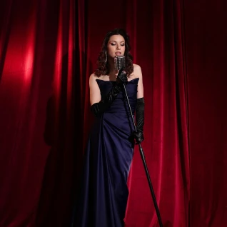 Платье вечернее Армани Синее