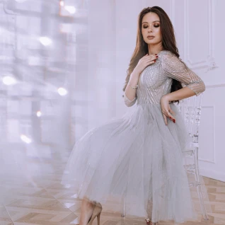 Платье вечернее Надин Grey