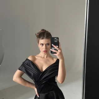 Платье вечернее Нукет чёрное