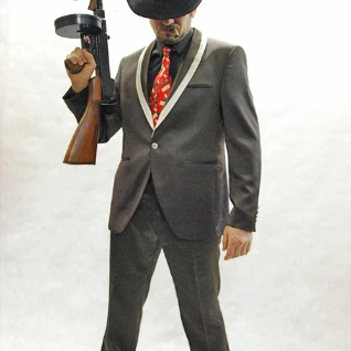 КОСТЮМ ГАНГСТЕРА №1 (коричневый)