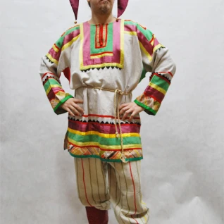 КОСТЮМ СКОМОРОХА (лён)