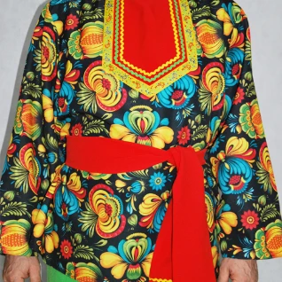 РУБАШКА РУССКАЯ НАРОДНАЯ ДЛЯ УЛИЦЫ (габардин)