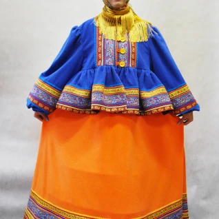 "РУССКИЙ НАРОДНЫЙ КОСТЮМ ДЛЯ УЛИЦЫ (флис) ""ЗАБАВА"" "