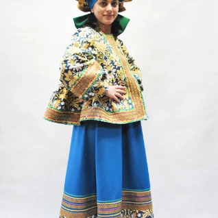 РУССКИЙ НАРОДНЫЙ КОСТЮМ БОЯРСКИЙ (флис+гобелен) №3