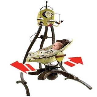 Электронный укачивающий центр 2 в 1-Fisher Price Zen Collection