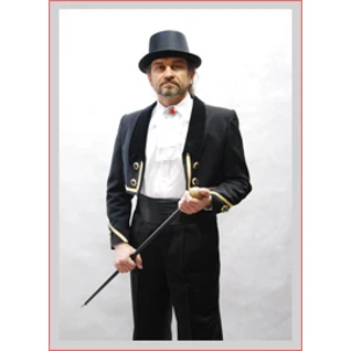 Дрессировщик цирка черный костюм