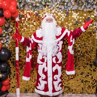 Дед Мороз красный вип костюм 