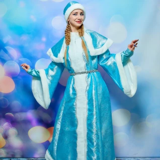 Снегурочка голубая костюм