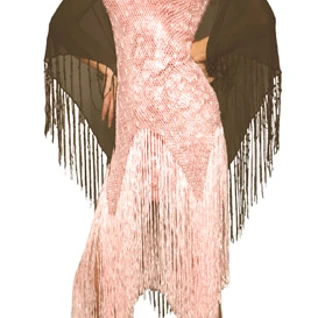 Платье розовое