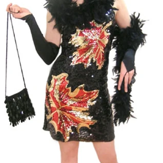 Кленовые листья Платье