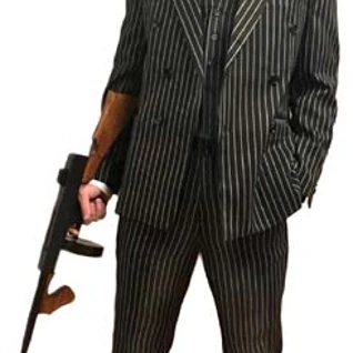 Гангстер в черном Костюм