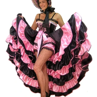 Канкан розовый Платье