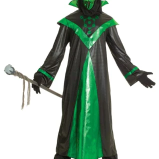 Костюм Пришелец зеленый