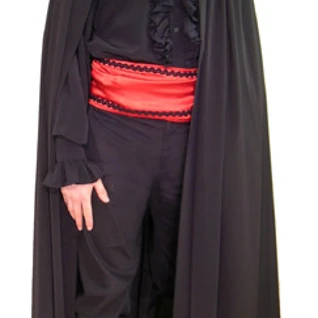 Костюм Зорро длинный плащ