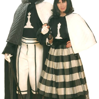 Шахматный король и Ферзь Костюм