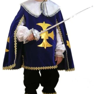 Мушкетер синий Костюм детский