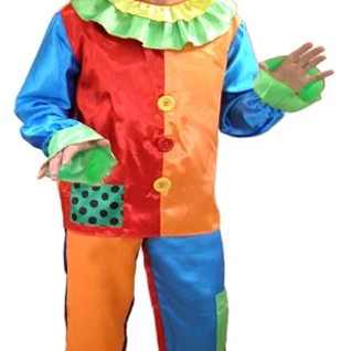 Клоун шелковый костюм