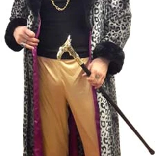 Сутенер в шубе Костюм