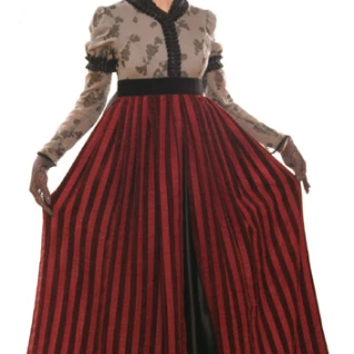 Платье Бордовое с серым