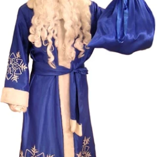 Мороз синий шелк Костюм