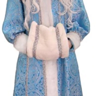 Снегурочка голубая узорная Костюм