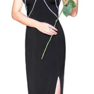 Вечерняя роза Платье