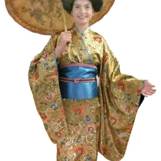 Гейша золотая Костюм