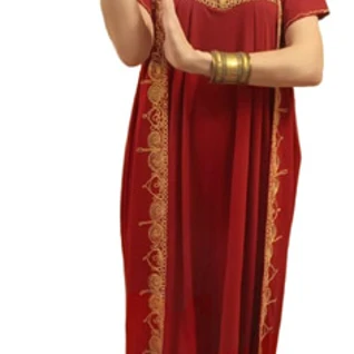 Платье восточное бордо