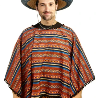 Пончо с орнаментом Костюм