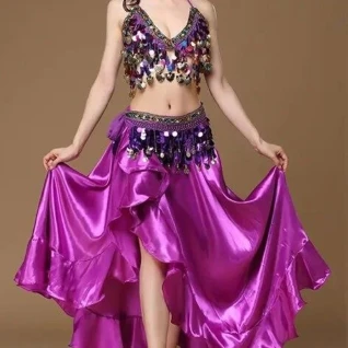 Танцовщица живота фиолетовая Костюм