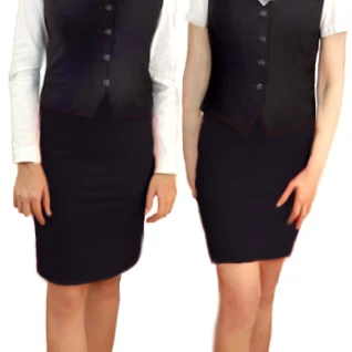 Стюардессы синие костюмы