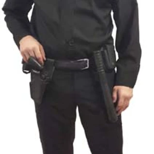 Американский полицейский черный костюм